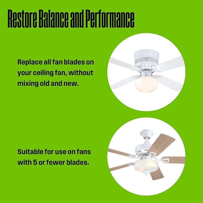 Westinghouse 16.5-Inch Replacement Fan Blades for 42-Inch Ceiling Fans
