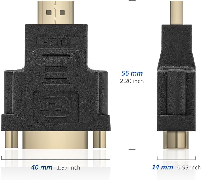 HDMI Male to DVI Female Adapter