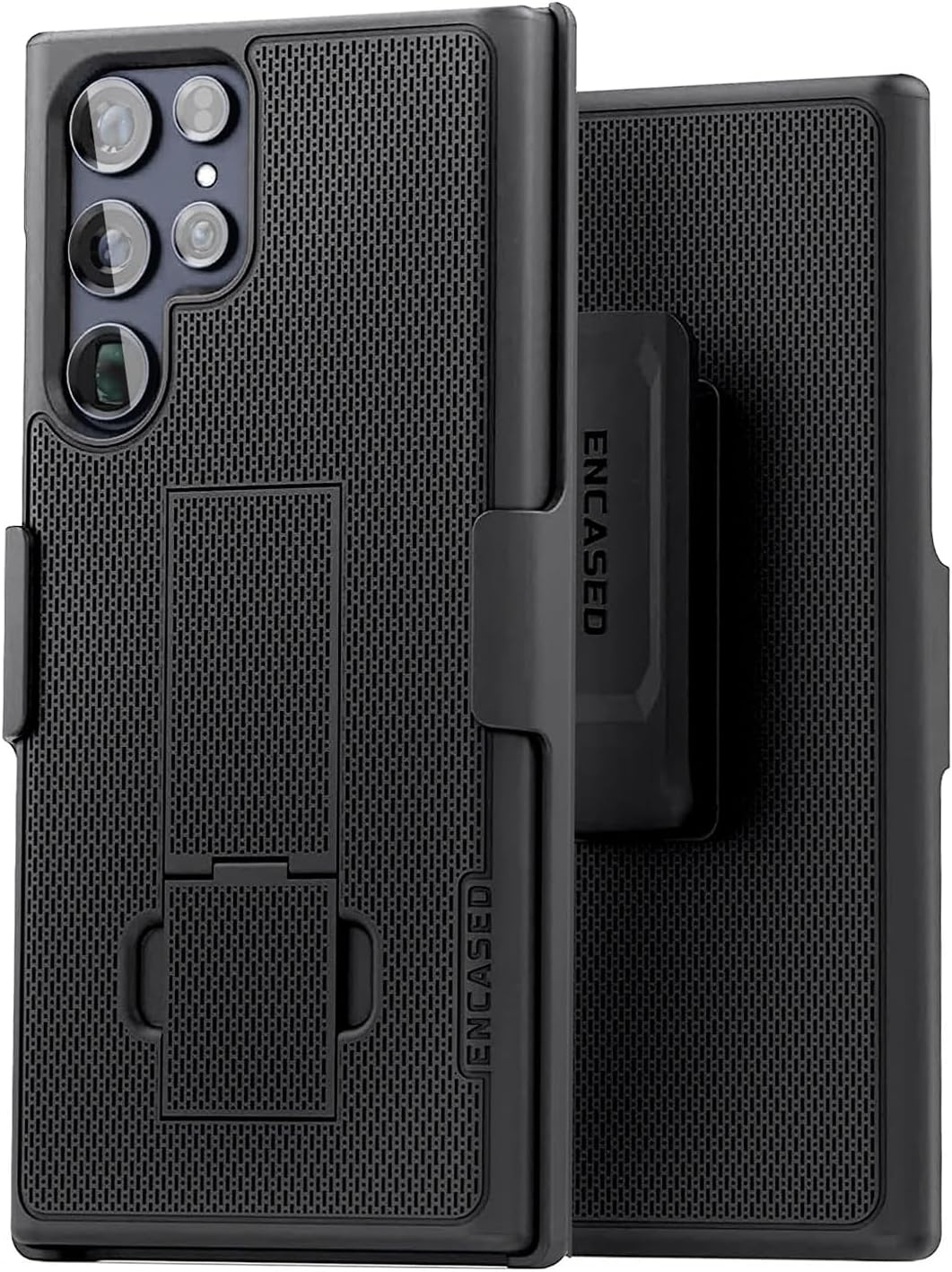 DuraClip Designed for Samsung Galaxy S22 Ultra Slim Phone Case with Holster, Belt Clip Case