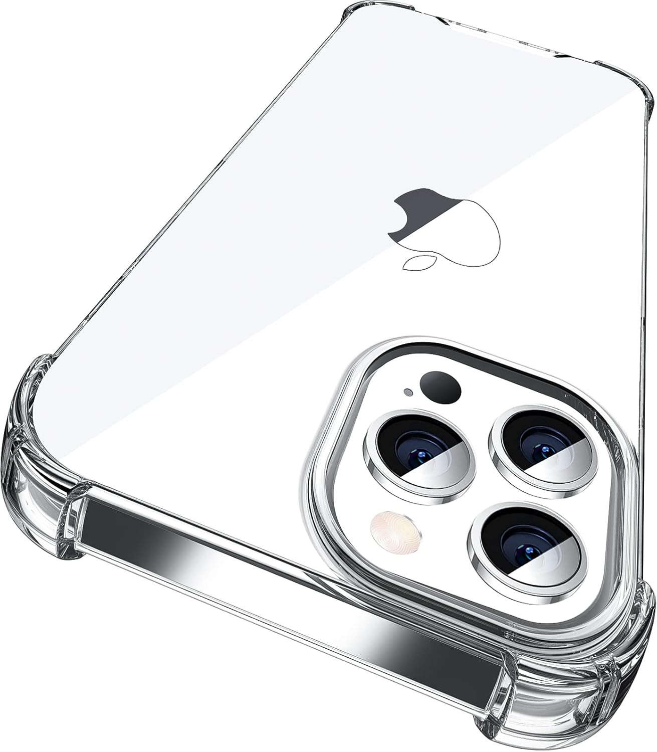 ORIbox Clear Case for iPhone 12 Pro Max, Shockproof Protection for Women Men Kids