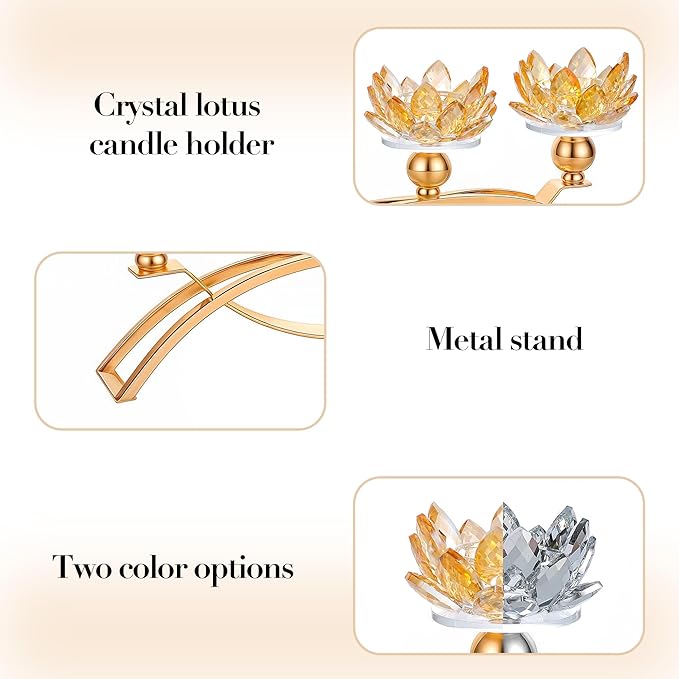 Crystal Candle Holders Lotus Candelabras Silver Arch Candlestick, Centerpiece Table, Home Hecor for Wedding, Dinning Room, Coffee Table, Kitchen, Living Room, Entryway (3 Arms, Tealight Candle)