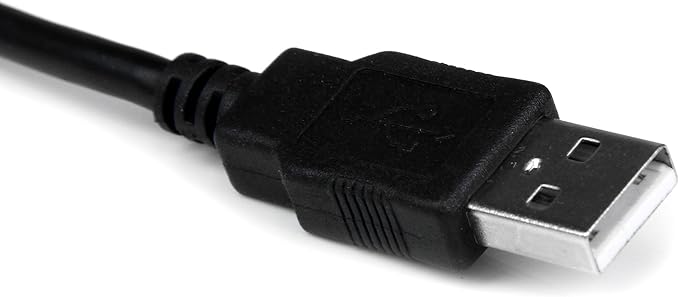 StarTech.com 1 ft. USB to RS232 Serial DB9 Adapter Cable with COM Port Retention - Up to 920 kpbs USB A to DB9 Serial Adapter , TAA (ICUSB232PRO)