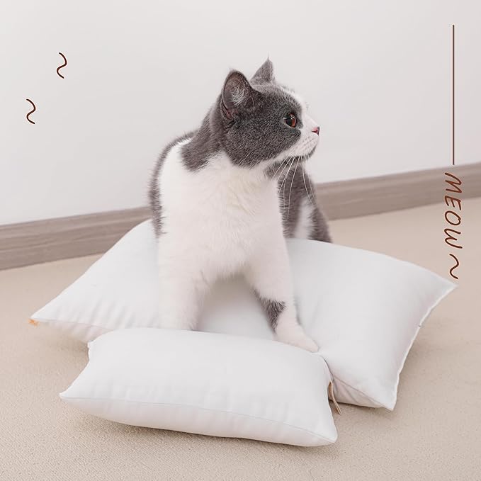 NTBAY Toddler Pillows, Down Alternative 13"x18" Pillows, Machine Washable - Soft and Breathable Travel Small Pillows for Sleeping, Ideal for Daycare, Crib, Cot, Light Taupe