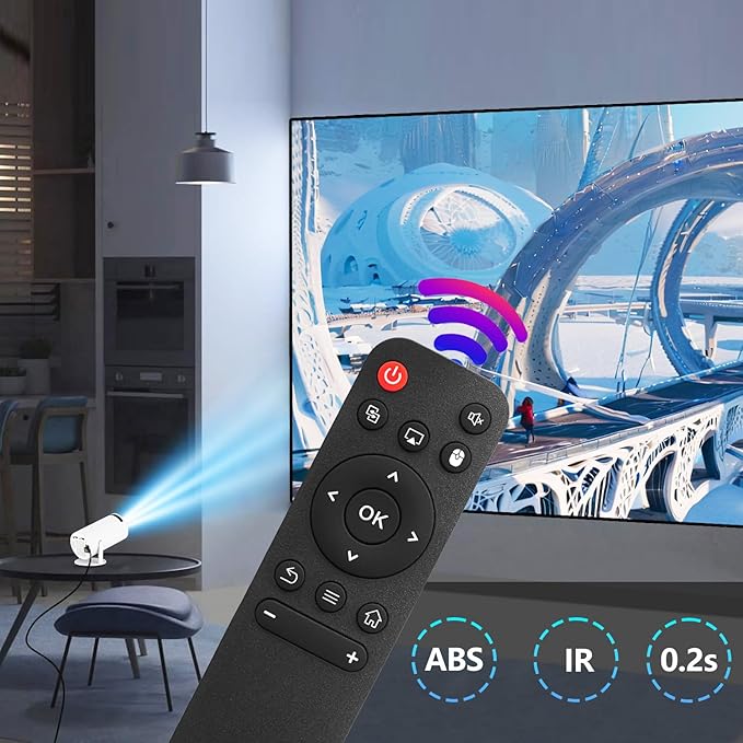 HY300 PRO HY320 Replacement Projector Remote Compatible with Magcubic HY300Pro, Maypug P1 and Other Brand HY300 PRO Mini Projector Remote Control(HY300Pro Remote Control)