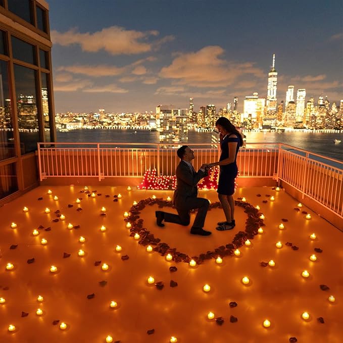 Topstone 12 Pack Battery Operated Flickering Flameless Candles with Remote Control and Timer, Warm Yellow Light, Perfect for Wedding and Festival Decoration