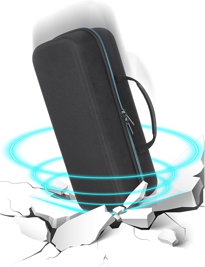 Carrying Case for XGIMI MoGo 3 Pro 2024 Portable Projector,Hard Travel Case Cover Storage Bag Protector for XGIMI MoGo 3 Wall Charger,Remote,Accessories,Black
