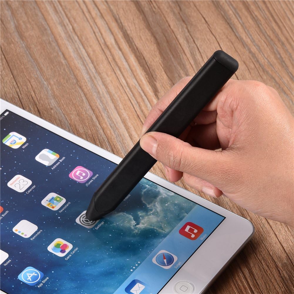 Flat Stylus, Universal Replacement Flat Capacitive Touch Screen Stylus Pen for iPhone/BlackBerry (Black)
