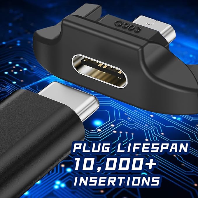 USB-C Charging Adapter Compatible with Logitech G903 Wireless Gaming Mouse | No Dock,Micro-USB to Type-C Converter | Compact & Lightweight Design | Charging & Data Transfer | Model-Specific