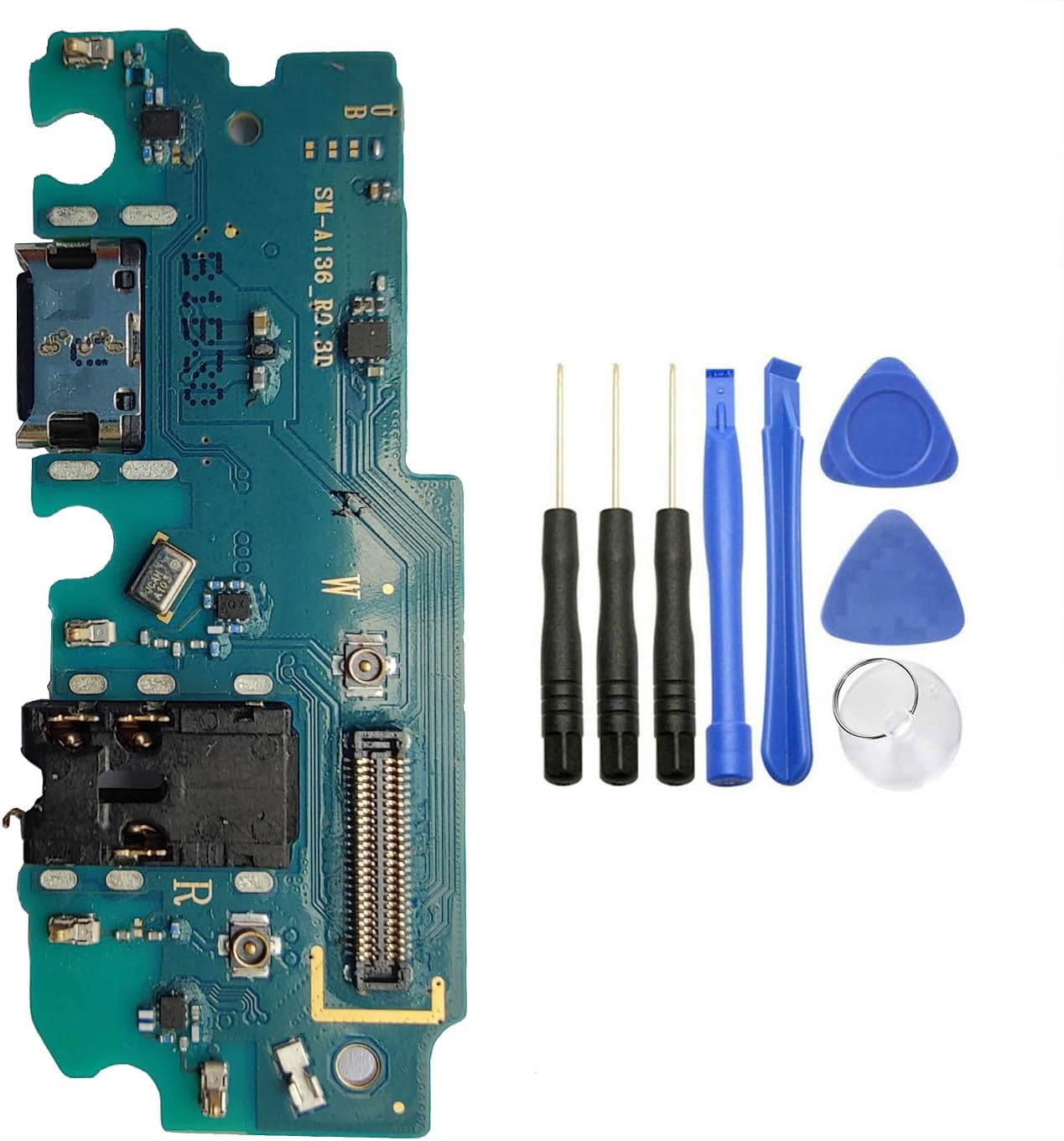 Galaxy A13 5G A136U USB Charging Port Dock Connector Charger Board Flex Cable Replacement for Samsung Galaxy A13