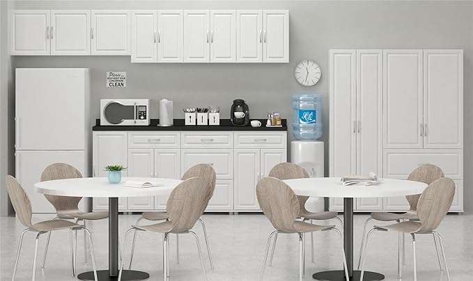 SystemBuild Evolution Kendall 54" Wall Cabinet in White