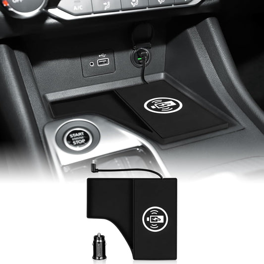 for Nissan Sylphy/Sentra 2020-2023 Wireless Phone Charging Pad, Silicone Material, 15W Adapter