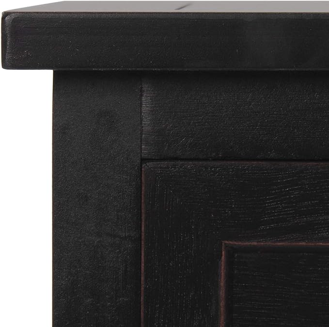 SAFAVIEH American Homes Collection Herman Vintage Black Storage Unit