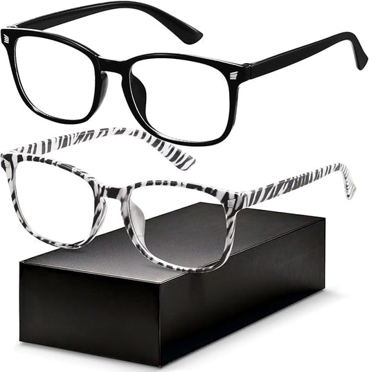 Gaoye Blue Light Glasses for Men - Blocking Square Eyeglasses, Anti UV Ray Computer Gaming Glasses Blue Blockers for Women