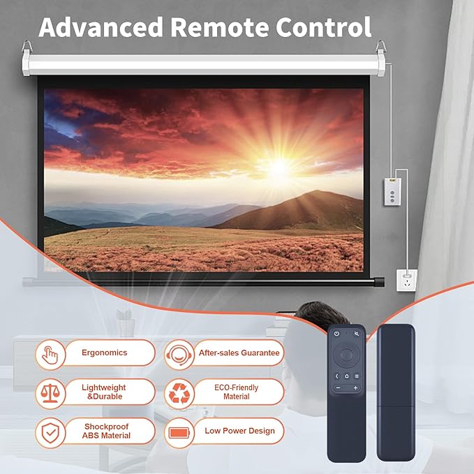 VA-LT003 WDZP New Remote Control Replacement for VAVA 4K VA-LT002 UST Laser Projector (Black)