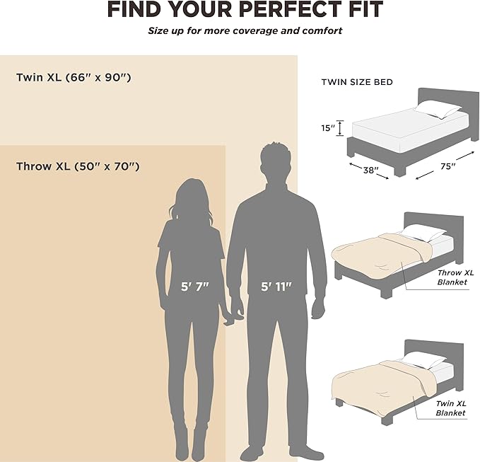 Bedsure Cooling Cotton Waffle Weave Blanket - Lightweight Breathable Blanket of Rayon Derived from Bamboo for Hot Sleepers, Luxury Throws for Bed, Couch and Sofa, Sky Blue, 50x70 Inches