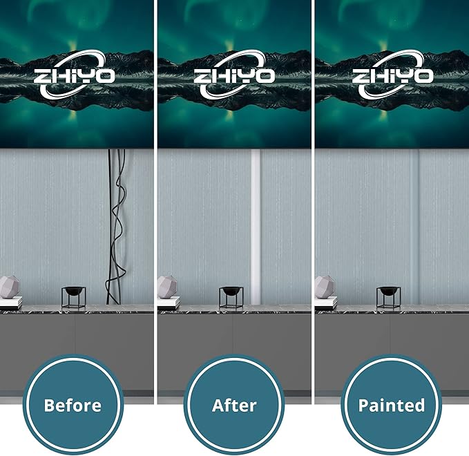 Cable Hider Raceway Kit, 68in (4X L17in) Wire Hiders for TV on Wall, Paintable Cord Cover Channel, Cord Hider for Wall Mounted TV in Home Office, 0.95in (W) x 0.47in (H), White
