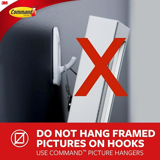 Command Key Rail, Holds up to 2 lb, 8-inch Rail with 4 Key Hooks and 6 Command Strips, Quartz, Removable Key Hooks for Entryway or Hallway, Hang Keys, Hats, Dog Leashes, and Accessories
