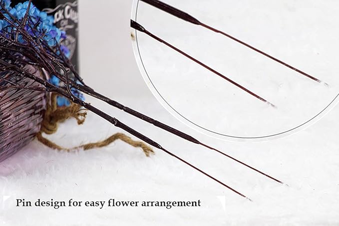 JAKY-Global Babys Breath Fabric Cloth Artificial Flowers 6 Bundle European Fake Silk Plants Decor Wedding Party Decoration Bouquets Real Touch DIY Home Garden(Yellow)