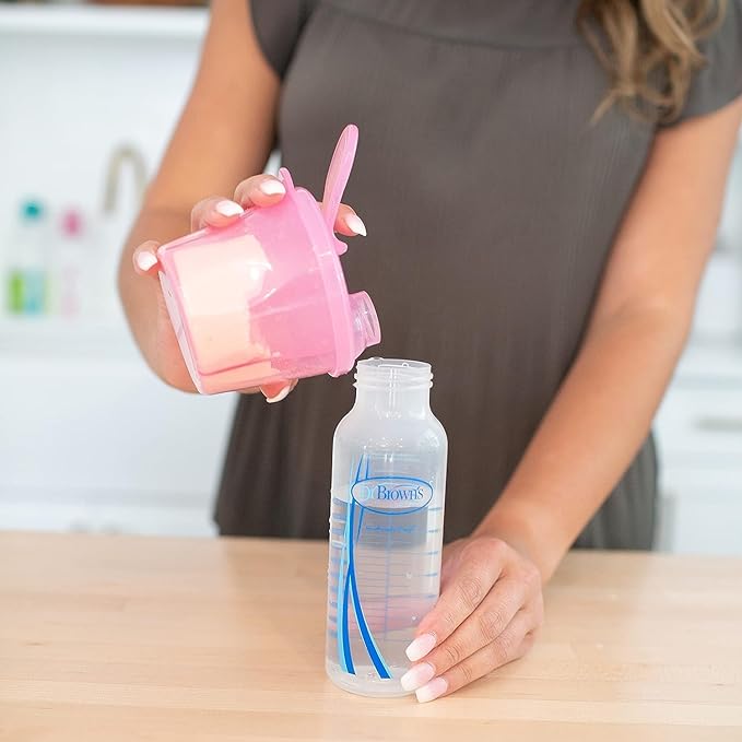 Dr. Brown's Insta-Prep Warm Water Dispenser with Baby Formula Dispenser, Pink