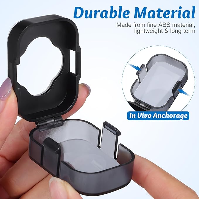 Safety Lock Protection Cover Childproof Door Knob Covers for Kids Durable Transparent ABS 2.36 x 1.57 x 0.98 Inch - Baby Proofing Solution