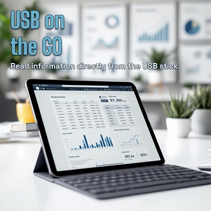 JLB USB C to USB Adapter (2 Pack), USB C Male to USB 3.0 Female Adapter, 5Gbps Data Transfer, Compatible with MacBook, iPad, iPhone, Microsoft Surface, Samsung, Dell XPS & More Devices