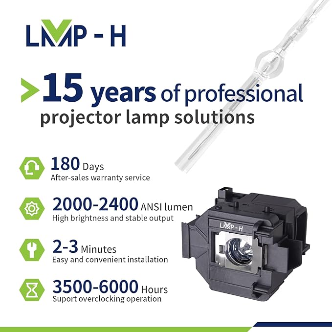 ELP69/V13H010L69 Replacement Projector Lamp Bulb with Housing for Epson PowerLite HC 5010 5020UB 5025UB 5030UB PC 4030 6020UB EH-TW7200 TW8000 TW8500C TW9000 Projector lamp Bulb with housing