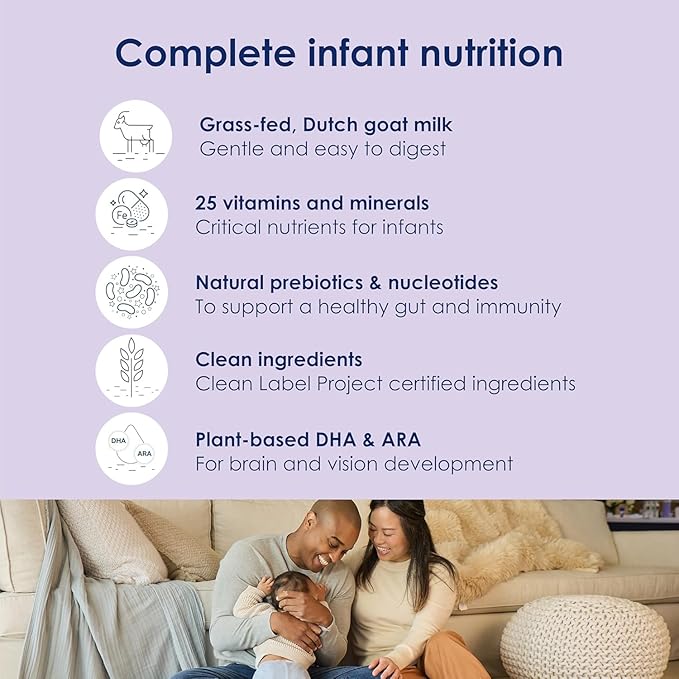 Kabrita Goat Milk-Based Infant Formula – 28oz – Pack of 2 – Natural, Gentle Baby Formula – European, Non-GMO – Ages 0-12 Months