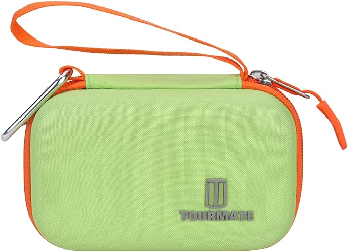 Hard Case Compatible for Moonlite Mini Projector and Story Reels, Storybook Projector Protective Storage Shell, CASE ONLY (Green&Orange)