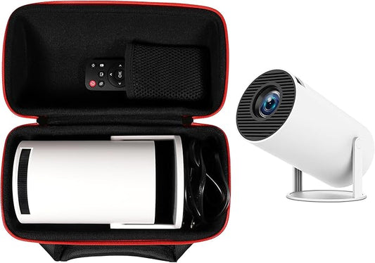 CaseSack Case for Mini projector compatible with Alwtniet, PANSEBA, travel organizer for mini projector, remote controller, charge cord and HDMI cord