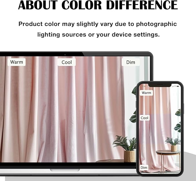 Lazzzy Velvet Blackout Curtains Thermal Insulated Room Window Drapes Super Soft Luxury Curtains for Living Room Bedroom Rod Pocket 2 Panels, Dusty Pink, 52" W x 84" L