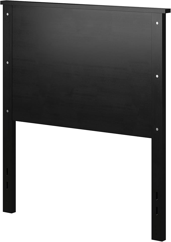 Glenwillow Home Farmhouse Style Wood Panel Headboard in Black - Twin Size