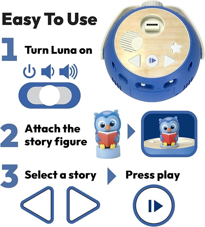Unicorn Figurine Cartridge – Projects 5 Stories and 5 Songs, Over 30 Minutes of Audio Content | Gift and Toy for Ages 3+