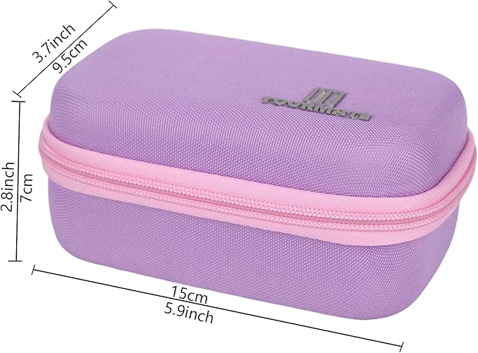 Hard Case Compatible for Moonlite Mini Projector and Story Reels, Storybook Projector Protective Storage Shell, CASE ONLY (Purple&Pink)