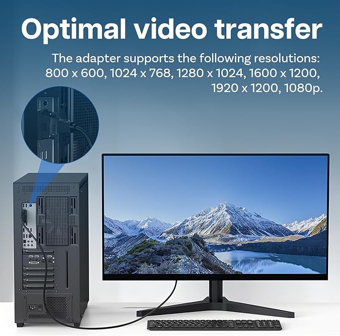 MMOBIEL HDMI to DVI Adapter - Bi-Directional - Male DVI-D Dual Link to Female HDMI - Converter Supports Monitor, PC, TV, Gaming, Projector - 1080p Full HD 60Hz - Gold Connector – 5 Pack
