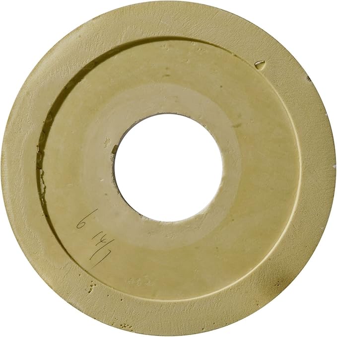 Ekena Millwork CM12BR Bradford Ceiling Medallion, 12 1/2"OD x 3 7/8"ID x 3/4"P (Fits Canopies up to 6 5/8"), Primed