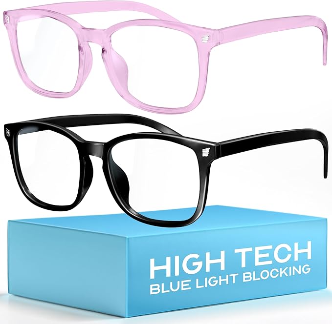 livho High Tech Blue Light Glasses - Advanced Blue Light Blocking Computer Glasses - Screen Fatigue & UV Protection