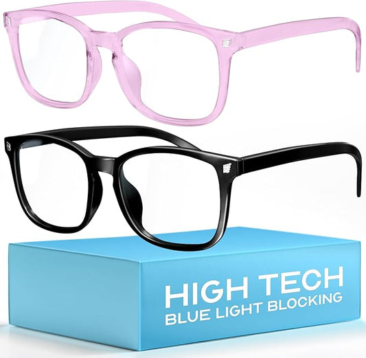 livho High Tech Blue Light Glasses - Advanced Blue Light Blocking Computer Glasses - Screen Fatigue & UV Protection