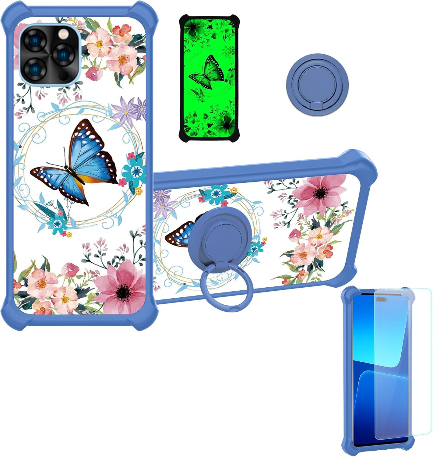 jioeuinly Sky Devices Elite A63 Case, Compatible with Sky Devices Elite A63 Max, [with Tempered Glass Screen