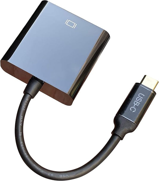 USB C to VGA Adapter - 1080P Full HD, Compact & Universal Compatibility for Laptop, Tablet, Smartphone NOT Support HDMI Output (BL-CVG01)