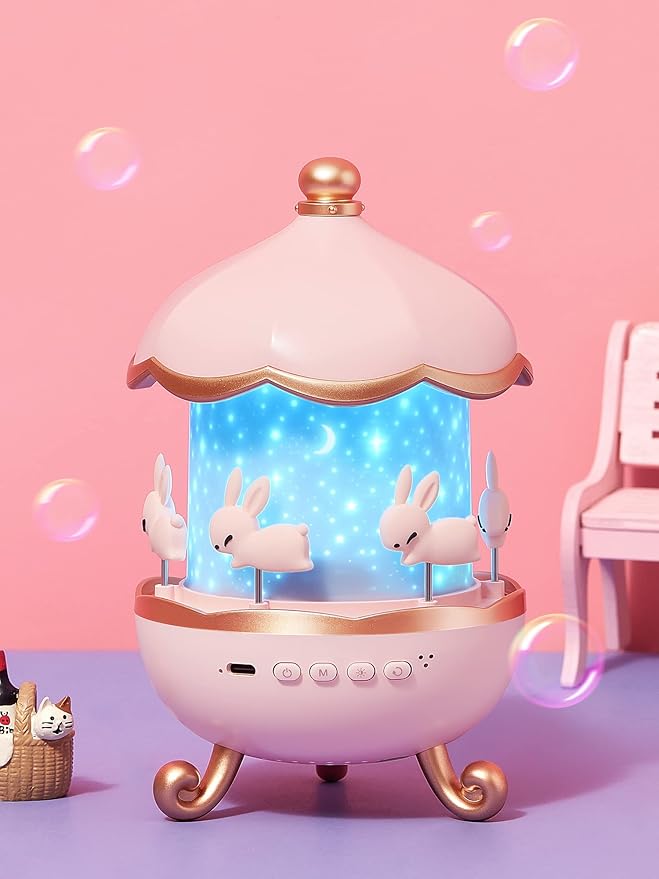 Star Projector for Kids Toys,15 Films Star Lights for Ceiling Projector +15 Sleep Sounds Machine Baby Night Lamp,Remote Timer Cute Pink Nursery Lamp,Exquisite Gifts for Kids Baby Girl Gifts
