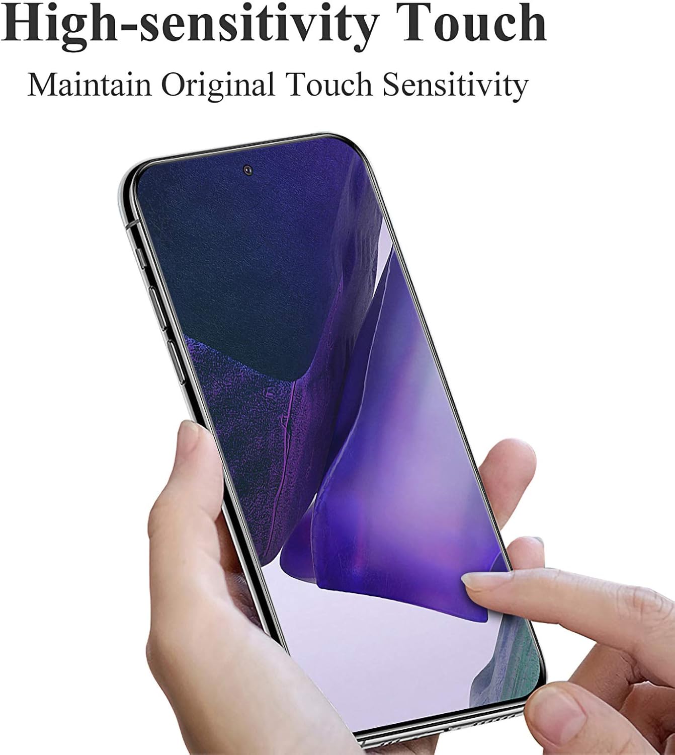 Samsung A51 Screen Protector [3 Pack], Compatible with Galaxy A52, Tempered Glass, Bubble-Free, Black