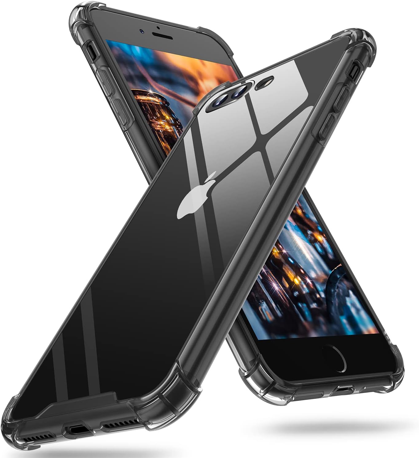 ORIbox Case Compatible with iPhone 7 Plus and 8 Plus, Shockproof Protection with 4 Corners