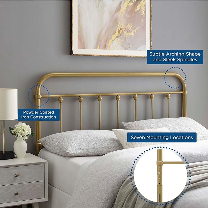 Modway Sage Adjustable, Gold, Twin