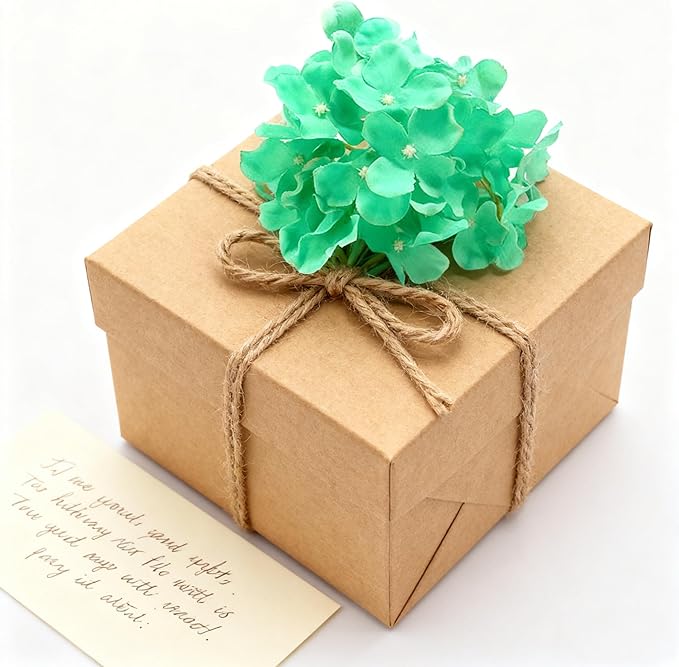 100PCS Artificial Hydrangea Flowers, Fake Flowers Silk Hydrangea Full Flowers Heads with Stems for Wedding Home Party Shop Baby Shower Decor (Peacock Green)