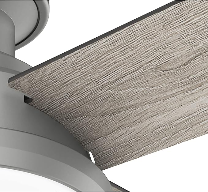 Hunter 51736 Dempsey Ceiling Fan 52 inches Matte Silver