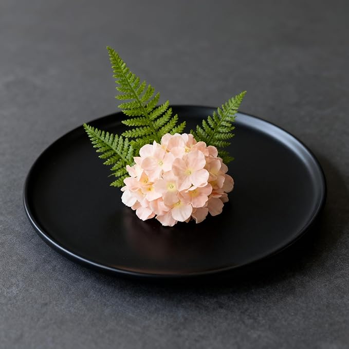100PCS Artificial Hydrangea Flowers, Fake Flowers Silk Hydrangea Full Flowers Heads with Stems for Wedding Home Party Shop Baby Shower Decor (Flesh Pink)