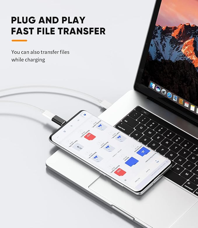 USB C Female to Micro USB Male Adapter(3pack) Type C Cable Charger Android Connector for Ipad Charging Cord Converter Compatible for Samsung Galaxy S7 S6 Edge Nexus 5 LG 4 K20 Tablet PS4 MP3