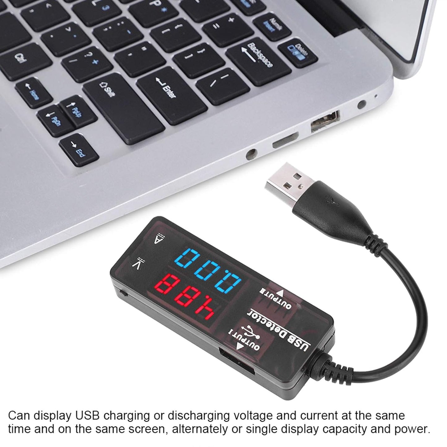 YB26VA USB Multimeter Voltage Current Meter Dual Display 80-106KPa Battery Tester