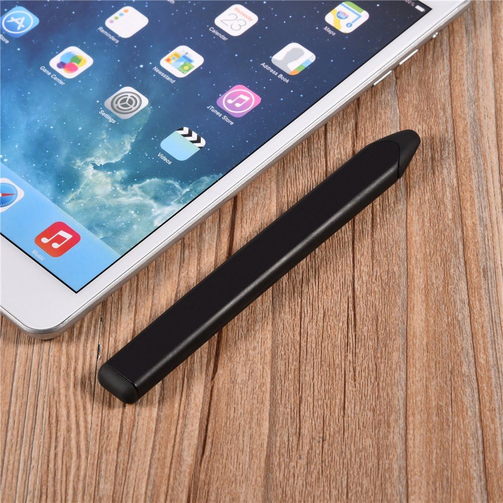 Flat Stylus, Universal Replacement Flat Capacitive Touch Screen Stylus Pen for iPhone/BlackBerry (Black)