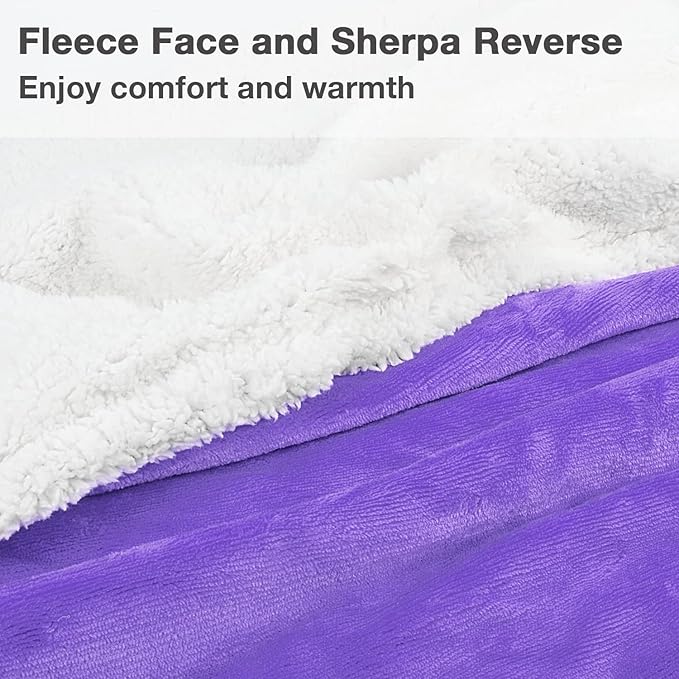 Catalonia Sherpa Wearable Blanket with Sleeves & Foot Pockets for Adult Women Men, Comfy Snuggly Wrap Sleeved Throw Blanket Robe, Gift Idea